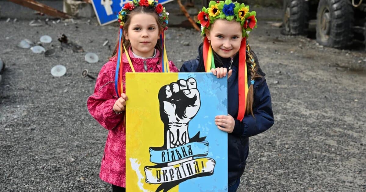 Oil Paintings by Children from Dnipro Shelter