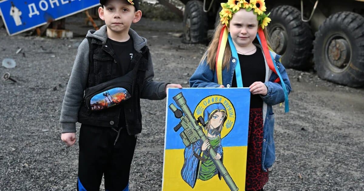 Oil Paintings by Children from Dnipro Shelter