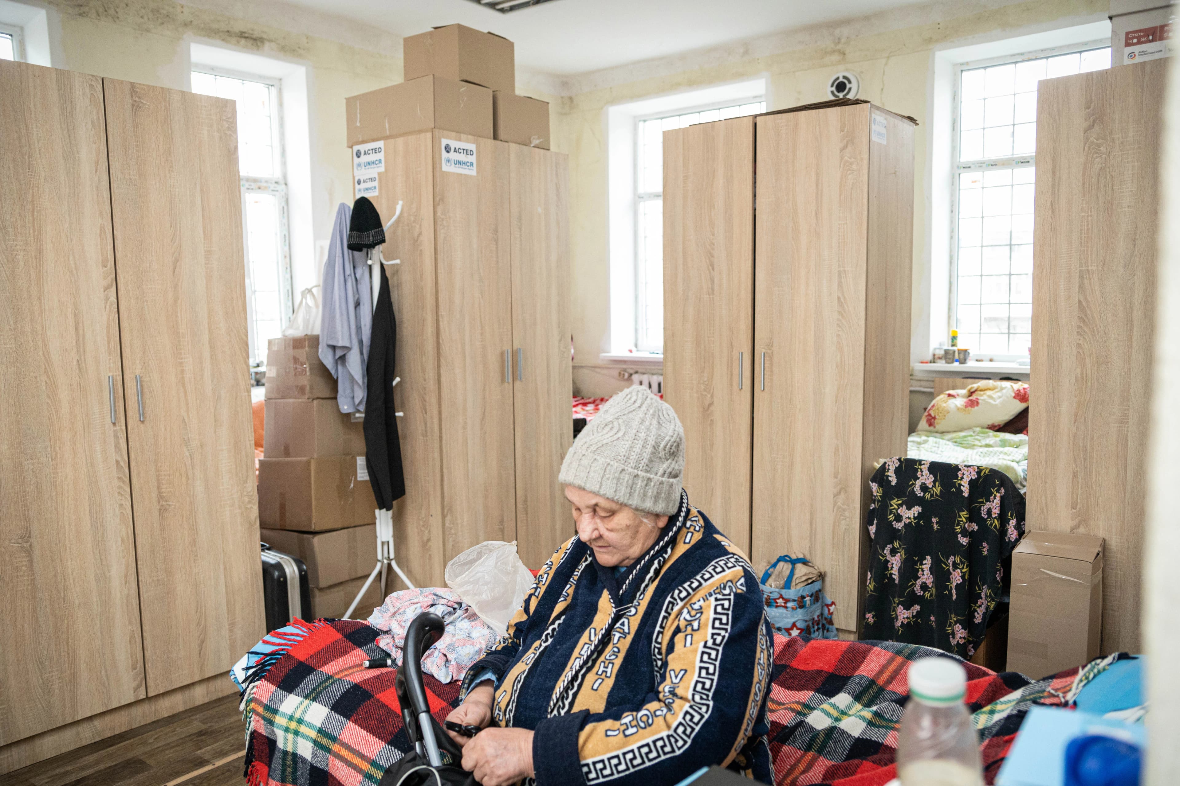 Displaced Families in Shelters